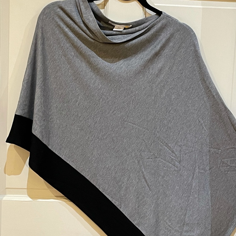 Poncho-style shawl